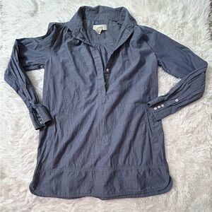 Andrea Jovine Gray Cotton Shirt